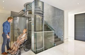 Wheelchair-friendly home design with accessible entryway and ramp