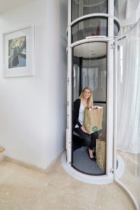 Home Elevator With Seat