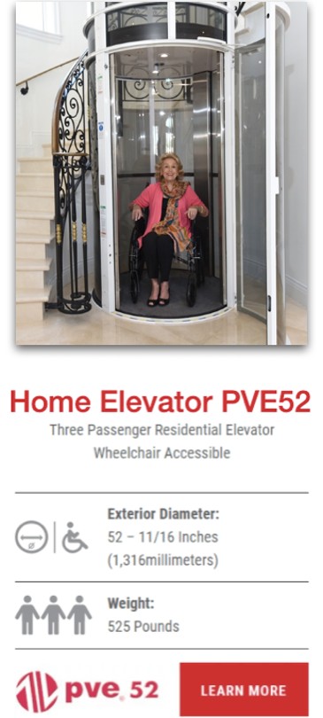 Home Elevators Three Passenger Wheelchair Accessible
