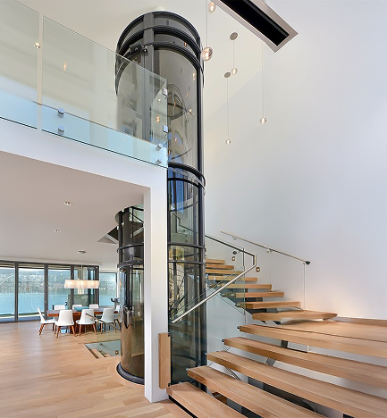 Exterior home elevator system