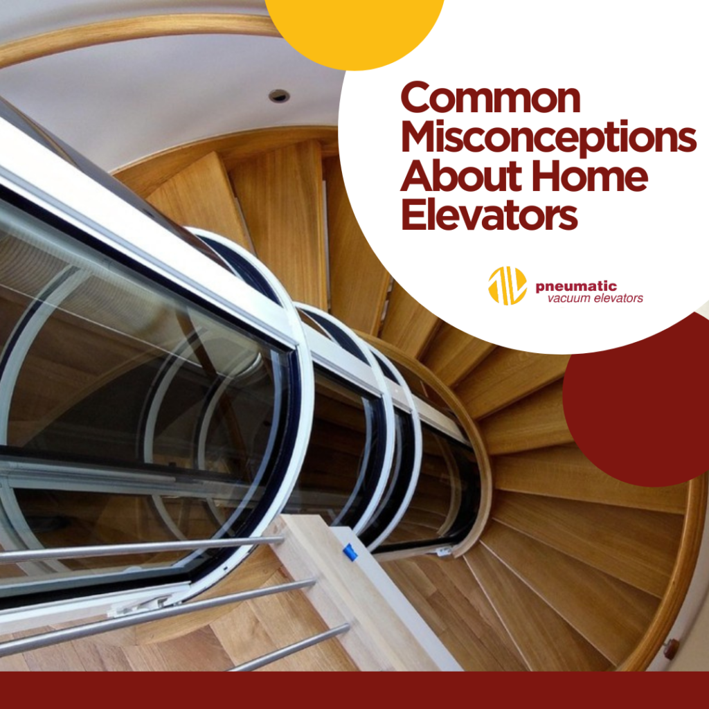 Home Elevator image to decorate the article entitled: Debunking Common Misconceptions About Home Elevators: Separating Fact from Fiction.