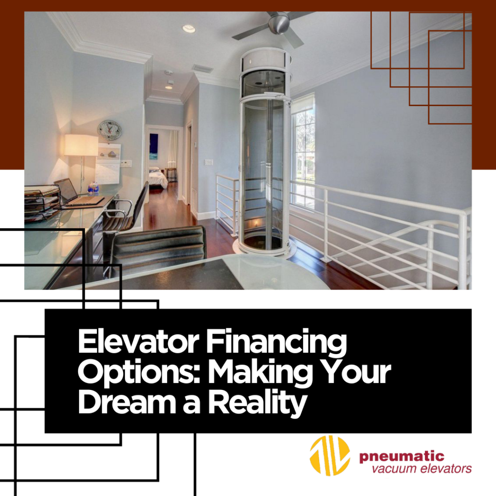 Image of an elevator illustrating the subject of the blog which is Home Elevator Financing Option