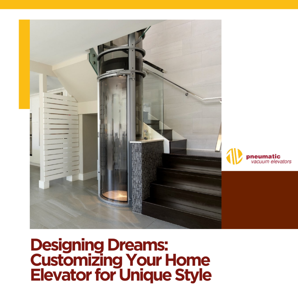 Image of a home elevator illustrating the subject which is Custom home elevators for a signature living experience 