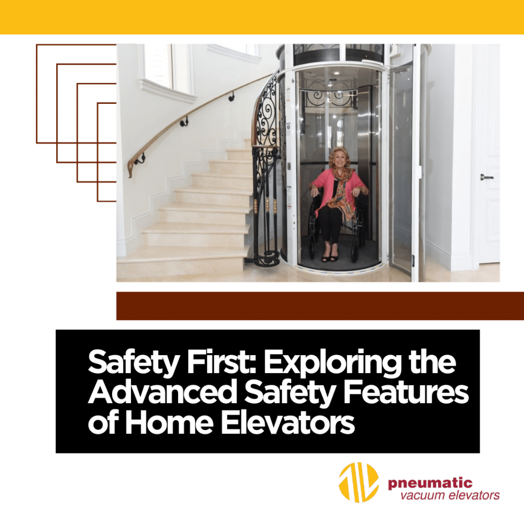 Image of a home elevator illustrating the subject which is Safety Features of Home Elevators: Safety First