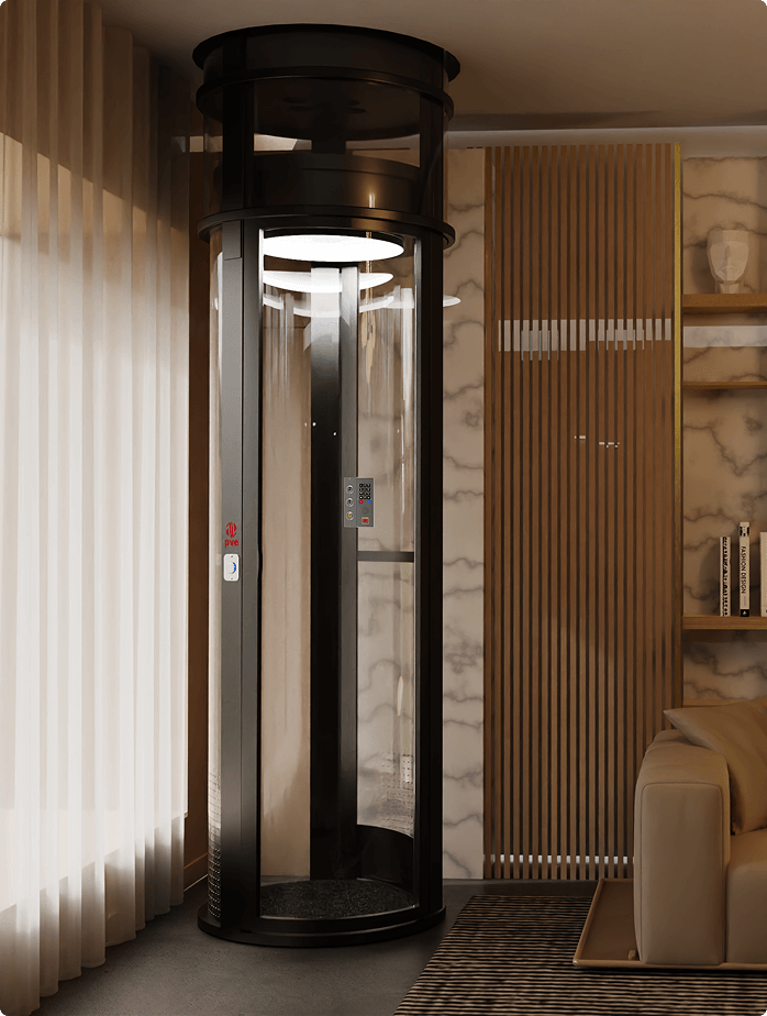 Modern home lift maintenance