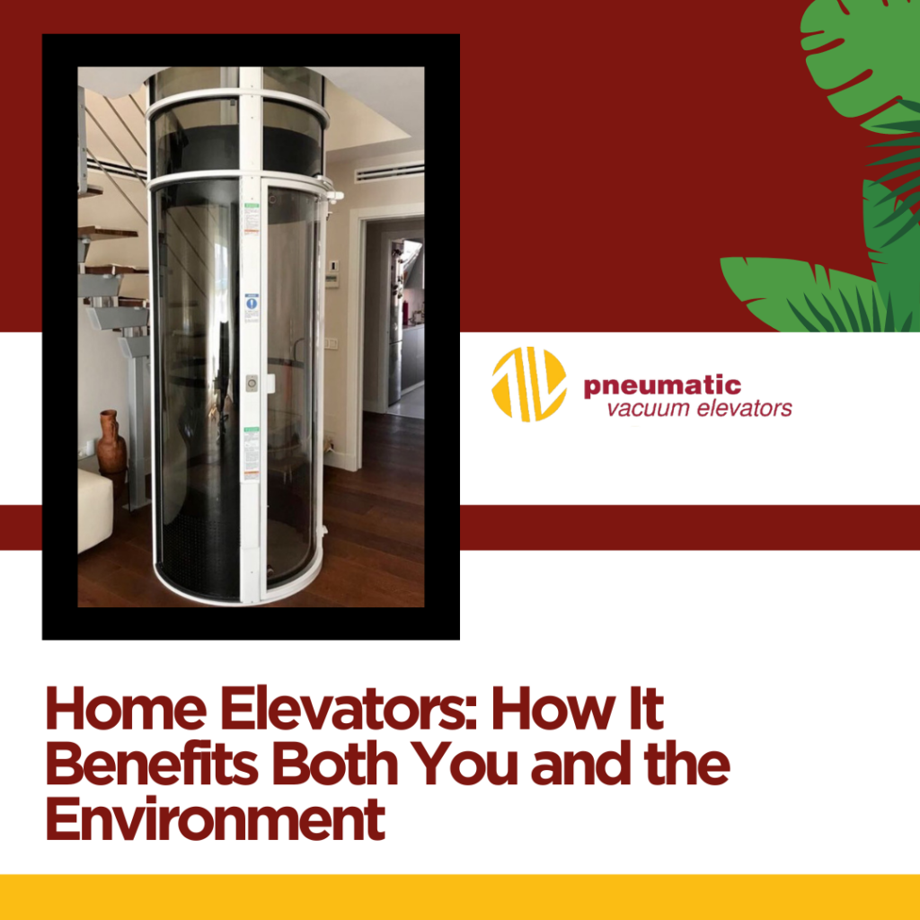 Image of a home elevator illustrating the subject which is Elevator Ecology: Benefits for Individuals and the Environment