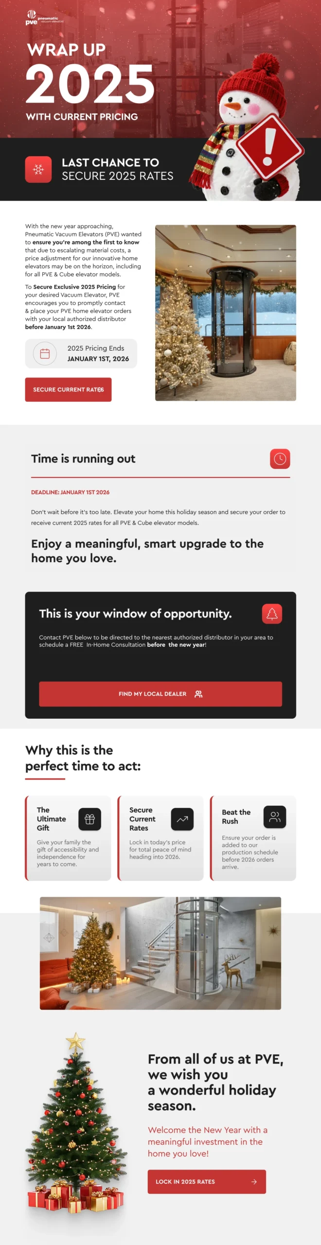 Home Elevators - 2025 Year End