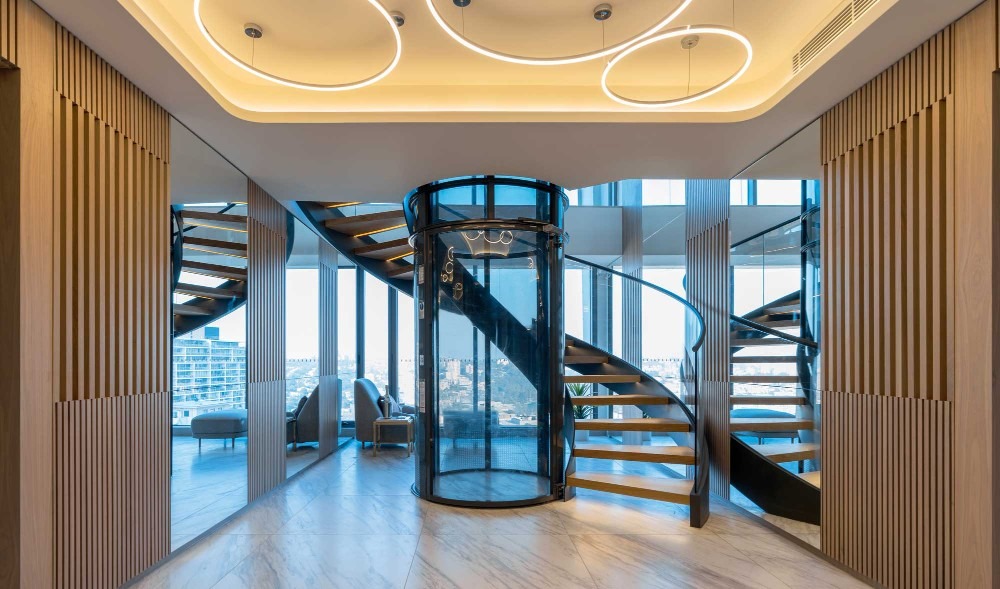 Pneumatic home elevator installation and residential elevator service