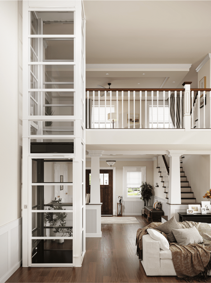 AIR DRIVEN RESIDENTIAL ELEVATORS